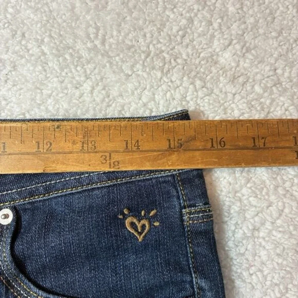 Justice Simply Low‎ Jeans Girls Size 12 1/2 Straight Stretch Denim
